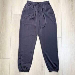 Uniqlo Women's Brown Jogger Pants Elastic Waist Drawstring Casual Athleisure